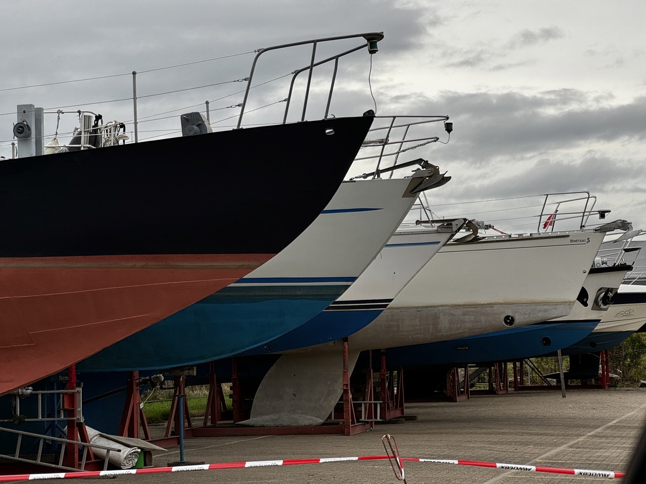 Logistische Meisterleistung im Hamburger Yachthafen